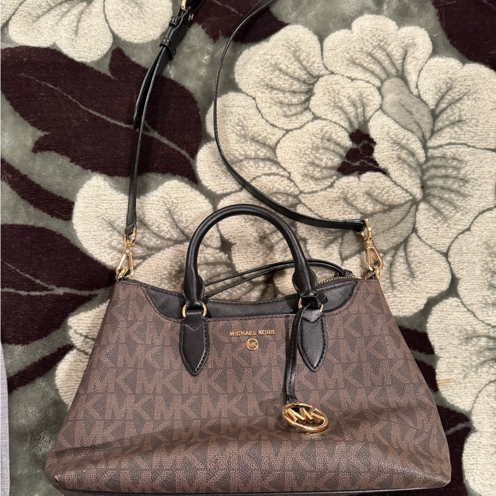 Michael Kors Brown and Black Women's Bag
